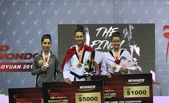 Milli tekvandocu İrem Yaman, Grand Prix 3. Seri Müsabakalarında altın