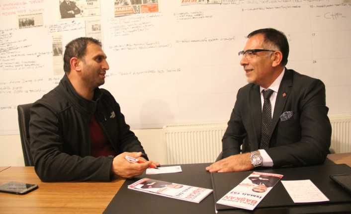 Cumhuriyet Halk Partisi (CHP) Erzincan Belediye Başkan Adayı İsmail Taş,