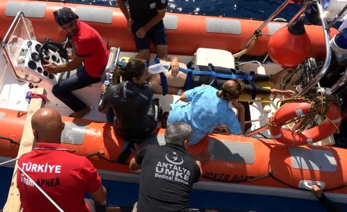 Antalya’nın Kaş ilçesinde düzenlenen CMAS 3. Serbest Dalış Outdoor Dünya