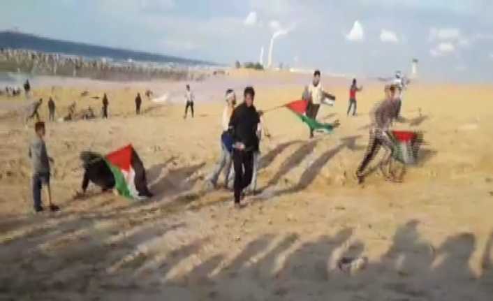 İsrail askerlerinin Gazze ablukasını