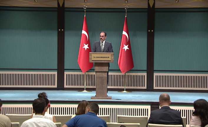 Cumhurbaşkanlığı Sözcüsü İbrahim Kalın, "Filistin topraklarını açık hava hapishanesi haline