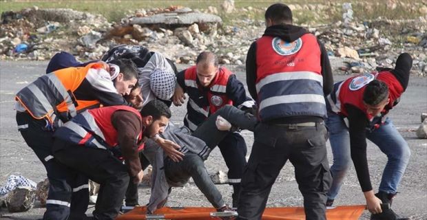 İsrail askerlerinin, Batı Şeria ve Gazze'de ABD'nin Kudüs kararını protesto