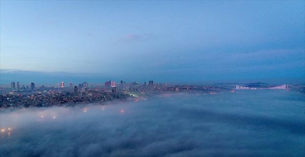İstanbul'u etkisi altına alan ve vapur seferlerinin yapılmasına engel olan
