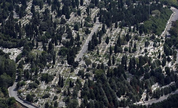 İstanbul'da 497'si Müslüman 67'si gayri müslim olmak üzere 564 mezarlık