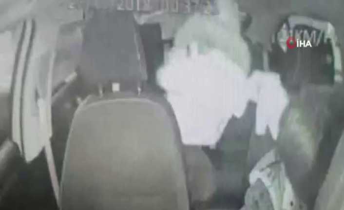 İstanbul Bayrampaşa’da turkuaz taksi sürücüsünün, aracının içerisinde uğradığı silahlı saldırı