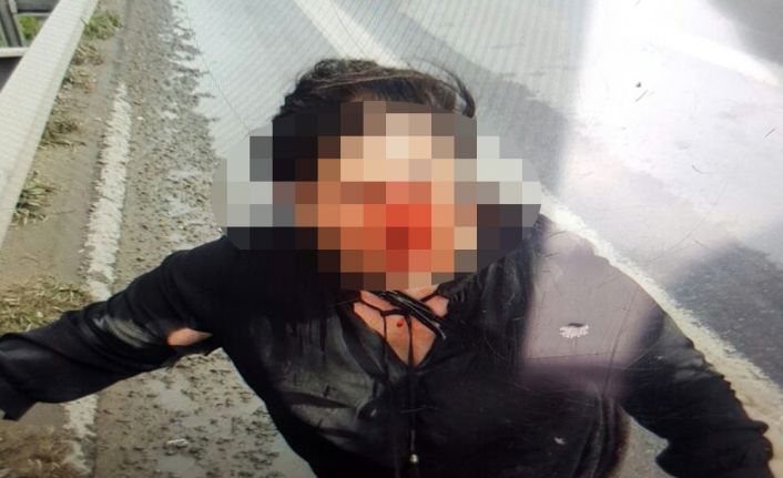 Atatürk Havalimanı’na gitmek üzere Sarıyer’den Uber’e binen kadın yolcu ile