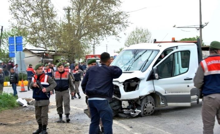 İzmir’in Ödemiş ilçesine bağlı Ovakent Mahallesi Çatalarmut mevkiinde meydana gelen