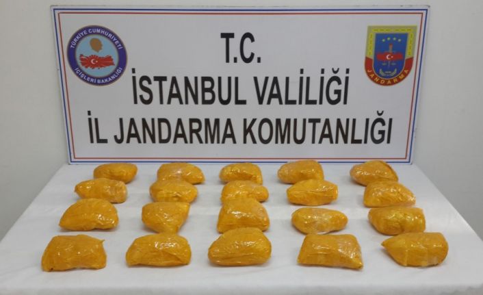 İstanbul İl Jandarma Komutanlığı ekipleri, düzenlediği uyuşturucu operasyonu ile piyasa