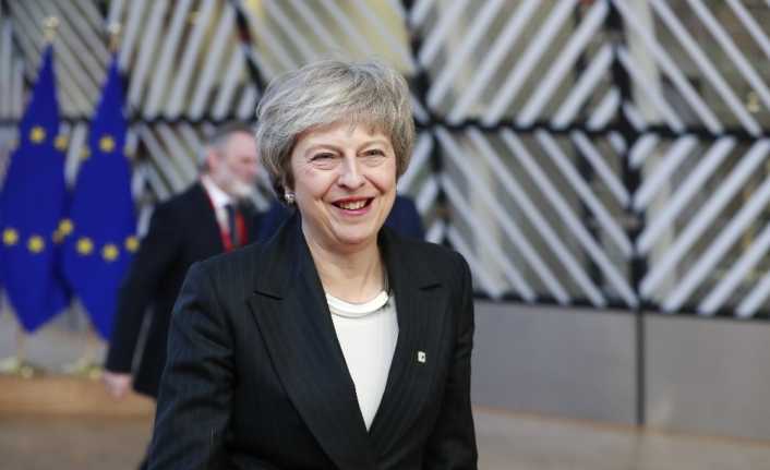 İngiltere Başbakanı Theresa May, Brüksel’de düzenlenen AB Liderleri Zirvesi kapsamında