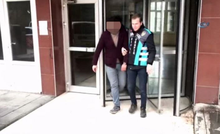 Sarıyer’den Atatürk Havalimanı’na götürmek için aldığı kadın yolcuyu darp eden