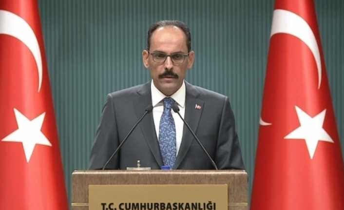 Cumhurbaşkanlığı Sözcüsü İbrahim Kalın, “Sayın Cumhurbaşkanımızın MHP’yi ve tabanını hedef