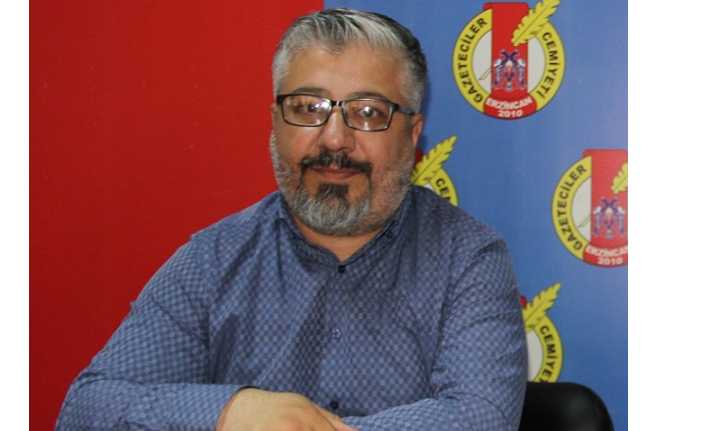 Erzincan Gazeteciler Cemiyeti Yönetim Kurulu Başkanı Muzaffer Koşan, Koronavirüs salgını