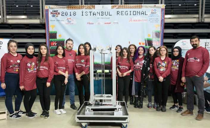 Anadolu’nun ilk kez kız öğrencilerden oluşan ’Hitit Angels’ robot takımı,