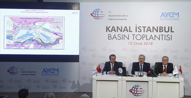 Ulaştırma, Denizcilik ve Haberleşme Bakanı Arslan, Kanal İstanbul Projesi'nin güzergahına