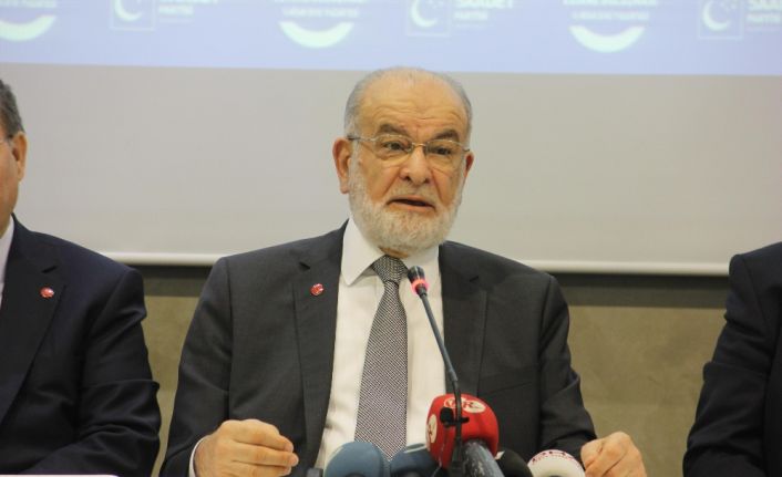 Saadet Partisi Genel Başkanı Temel Karamollaoğlu, “Biz bugün CHP ile
