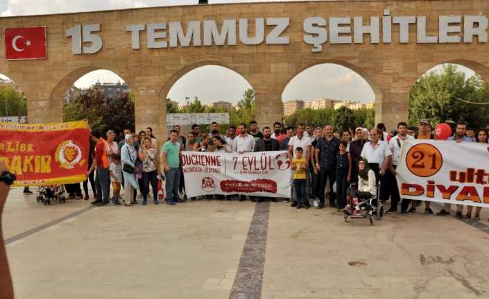 Diyarbakır’da 7 Eylül Dünya DMD farkındalık günü nedeniyle bir araya
