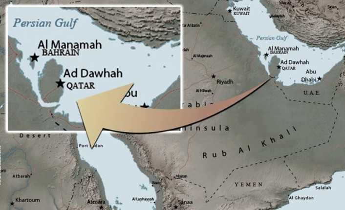 Suudi Arabistan’ın Katar’la olan sınırına kanal açma projesinde kullanılacak olan