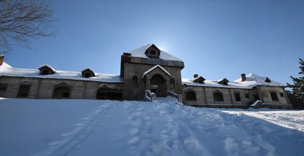 Kars'ın Sarıkamış ilçesinde Rus Çarı 2. Nikola'nın yaptırdığı "Katerina Köşkü",