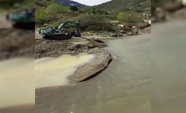 Trabzon’un Maçka ilçesinde 12 gün önce polis aracının dereye devrilmesi