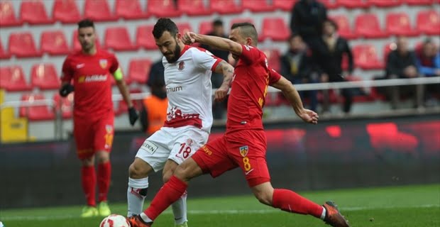 Ziraat Türkiye Kupası son 16 turu ilk maçında Kayserispor, Antalyaspor'u