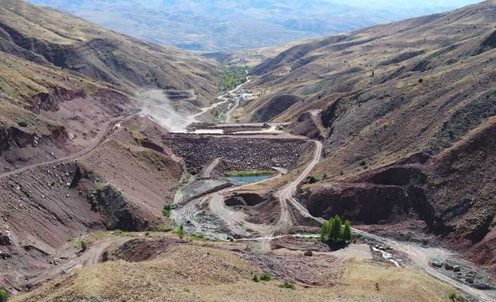 Erzincan Kemah Tuzlaköy Barajı’nda