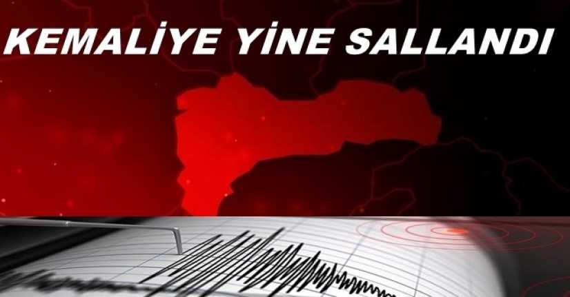 Erzincan'ın Kemaliye ilçesinde 2,8 büyüklüğünde deprem meydana geldi.