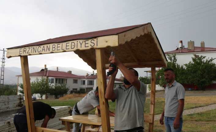 Erzincan Belediyesi Park ve Yaşam alanlarını arttırmak için tüm birimleri