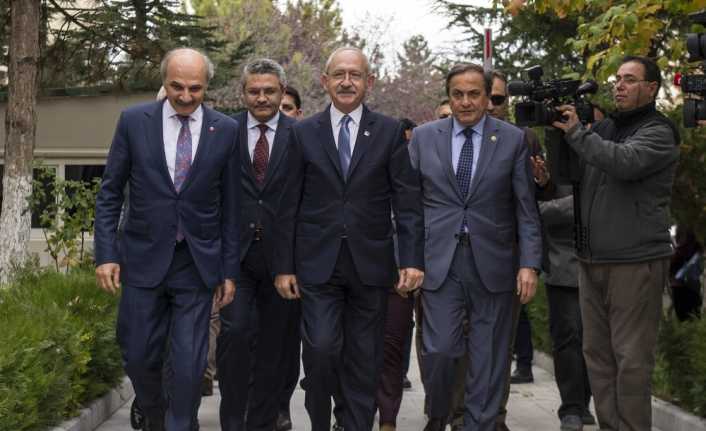 CHP Genel Başkanı Kemal Kılıçdaroğlu’nun Saadet Partisi Genel Başkanı Temel