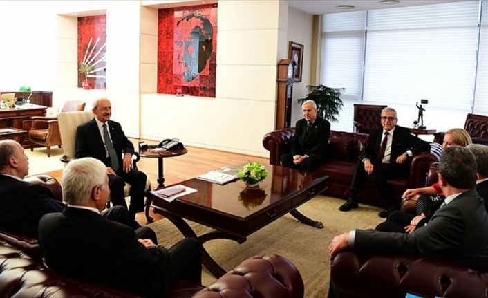 CHP Genel Başkanı Kılıçdaroğlu, Temiz Seçim Platformu üyelerini kabul etti.