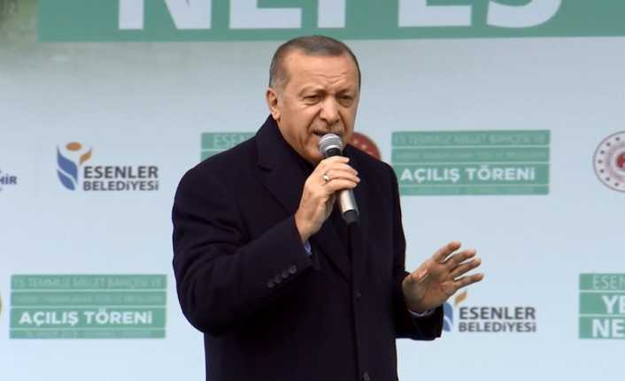 Cumhurbaşkanı Erdoğan, “Bu teröristlerle