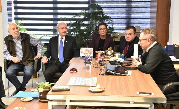 CHP Genel Başkanı Kemal Kılıçdaroğlu, Sözcü Gazetesi’nin Ankara bürosunu ziyaret