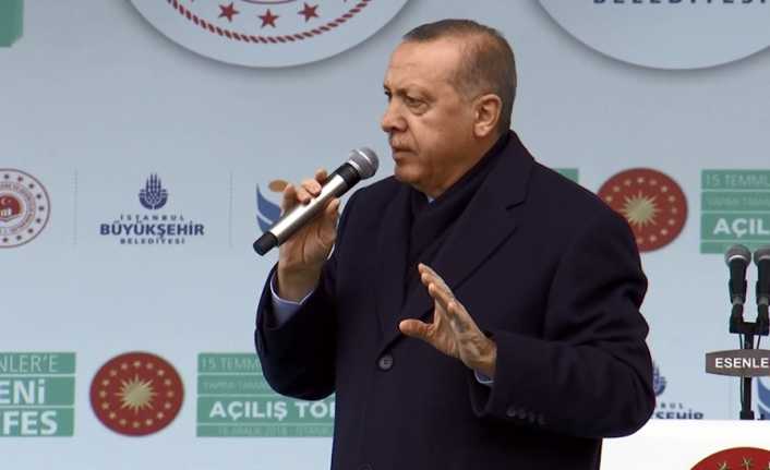 Kemal Kılıçdaroğlu’na cevap veren Cumhurbaşkanı Erdoğan, "Sen eğer Gezi olaylarındaki