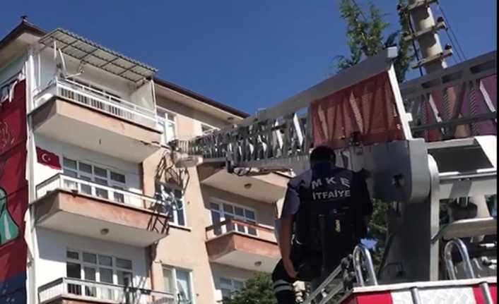Kırıkkale’de girdiği evde kadını rehin alan hırsız, polis ekipleri tarafından