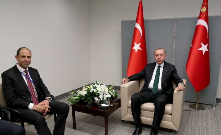 Cumhurbaşkanı Recep Tayyip Erdoğan, New York’ta KKTC Dışişleri Bakanı Kudret