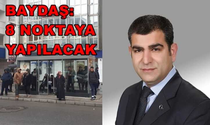 Erzincan Belediyesi, otobüs bekleyen vatandaşları kış aylarında yağmur, kar ve