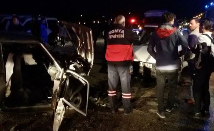 Konya’da meydana gelen trafik kazasında 1 kişi kaybetti, 3 kişi