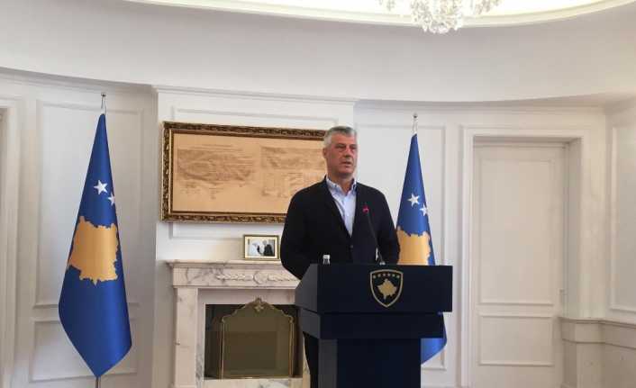 Kosova Cumhurbaşkanı Hashim Thaçi, Kosova ile Sırbistan arasında nihai anlaşma