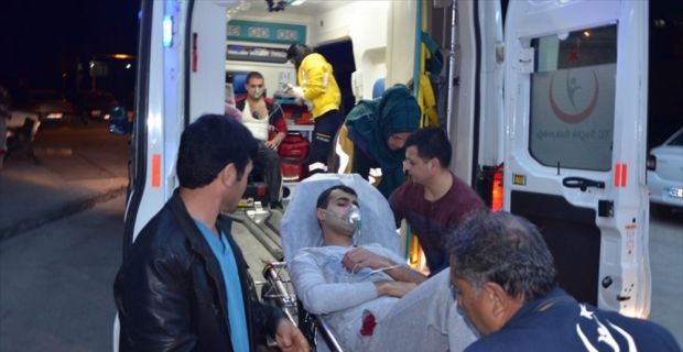 Adana'nın Kozan ilçesindeki Jandarma Komutanlığı çamaşırhanesinde bir makinenin alev alması