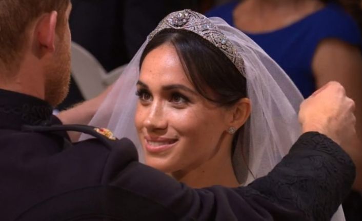 İngiltere Prensi Harry ile Amerikalı aktris Meghan Markle’ın düğününde, gelinle
