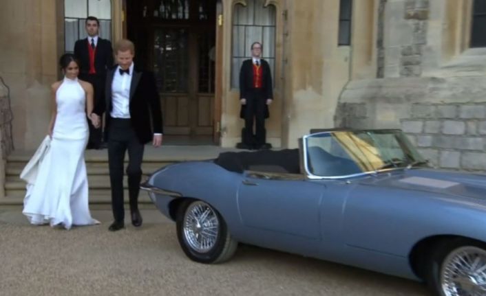 İngiltere Prensi Harry ile evlenen Amerikalı aktris Meghan Markle, çift