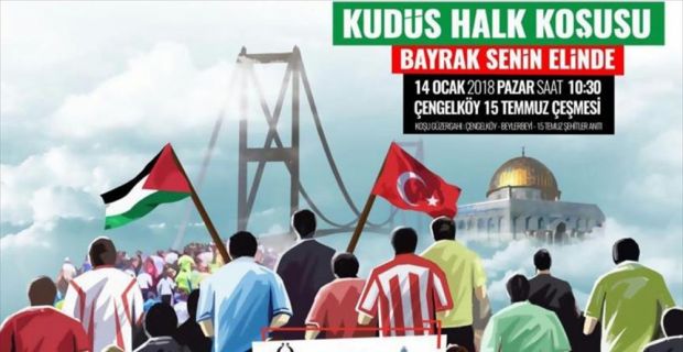 Kudüs Halk Koşusu, Çengelköy ve 15 Temmuz Şehitler Anıtı güzergahında
