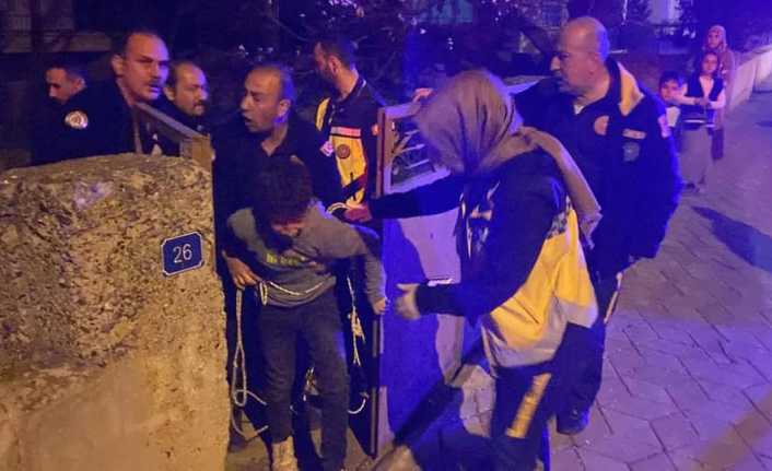Erzincan Belediyesi İtfaiye ekibi kısa sürede olay yerine varıp 13
