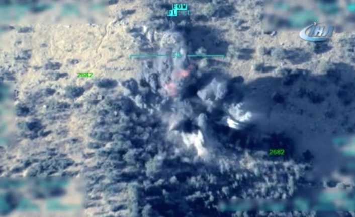 Türk Silahlı Kuvvetleri (TSK), Kuzey Irak’a düzenlenen hava harekatlarının görüntülerini