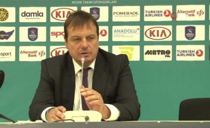Anadolu Efes Başantrenörü Ergin Ataman, maça iyi hazırlanmadıklarını belirterek, “Hiçbir