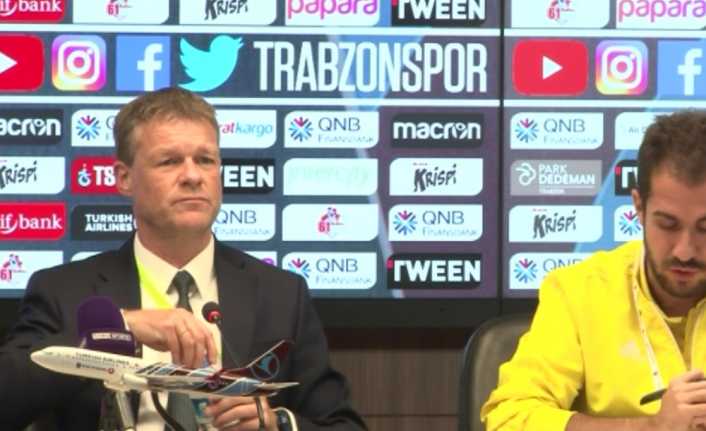 Spor Toto Süper Lig’in 13. haftasında 2-1’lik Trabzonspor mağlubiyeti sonrası