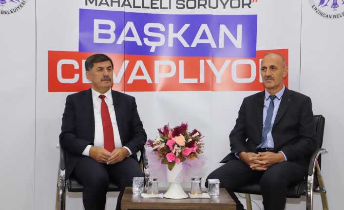 Erzincan Belediye Başkanı Bekir Aksun düzenli bir şekilde gerçekleştirdiği Mahalle