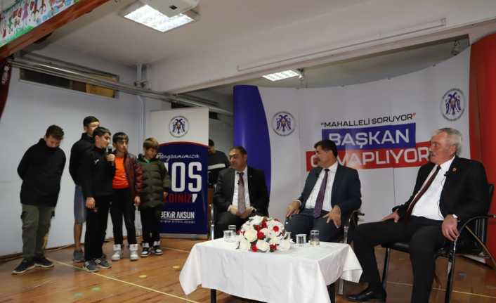 "MAHALLELİ Soruyor BAŞKAN Cevaplıyor" (Akşemsettin ve Fatih Mahallesi)