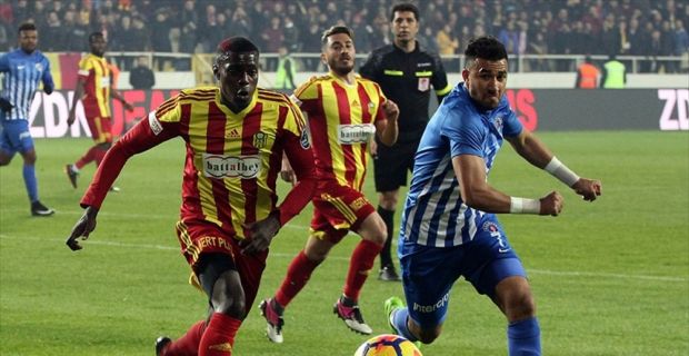 Spor Toto Süper Lig'in 21. haftasında, Evkur Yeni Malatyaspor sahasında