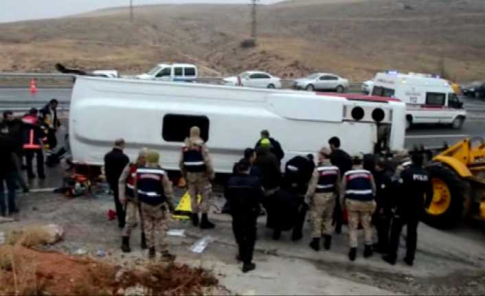 Malatya’da 6 kişinin öldüğü midibüs kazasında ağır yaralan bir kişi