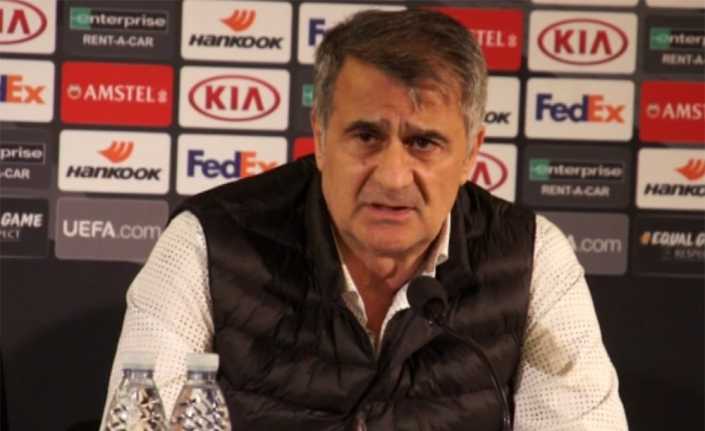 Beşiktaş Teknik Direktörü Şenol Güneş, Malmö mağlubiyetinin ardından yaptığı açıklamada,